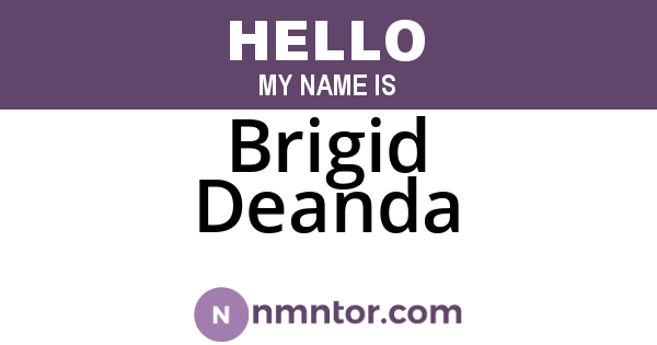 Brigid Deanda