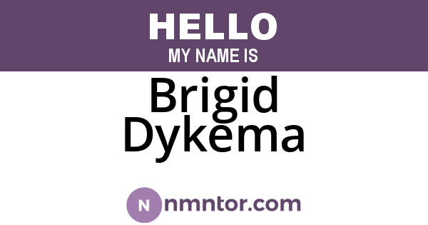 Brigid Dykema