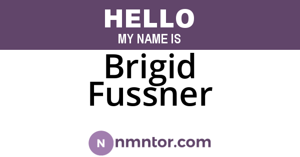 Brigid Fussner