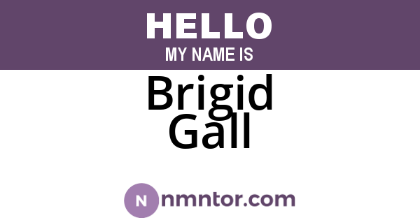 Brigid Gall