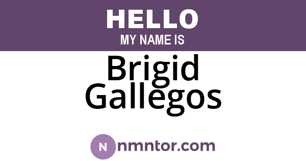 Brigid Gallegos