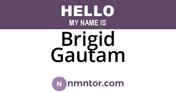 Brigid Gautam