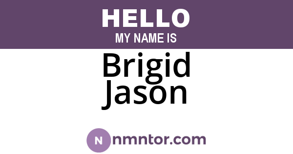 Brigid Jason