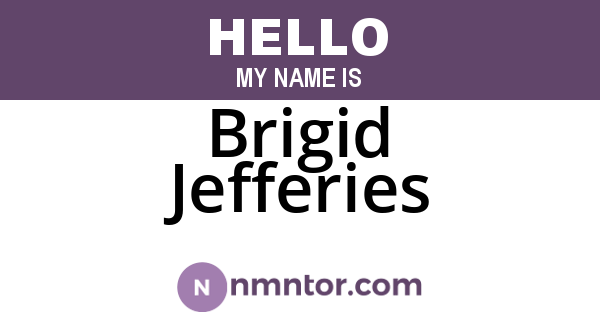 Brigid Jefferies
