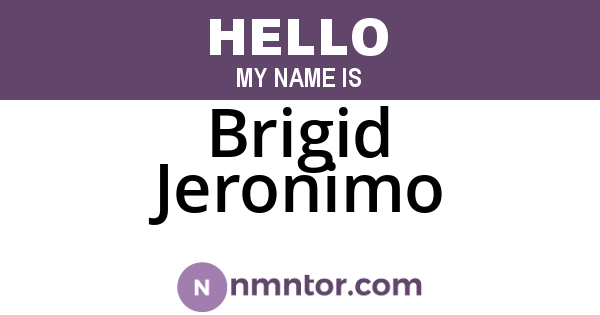 Brigid Jeronimo