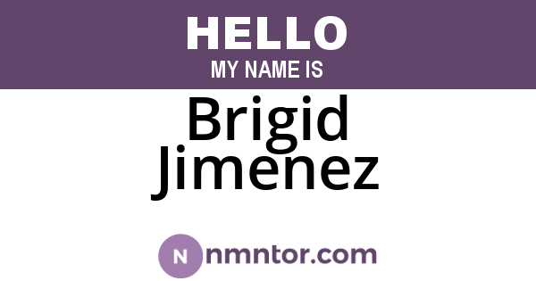 Brigid Jimenez