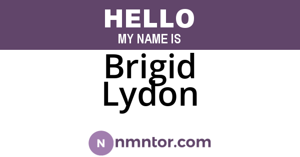 Brigid Lydon