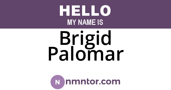Brigid Palomar