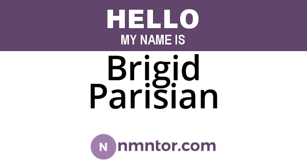 Brigid Parisian