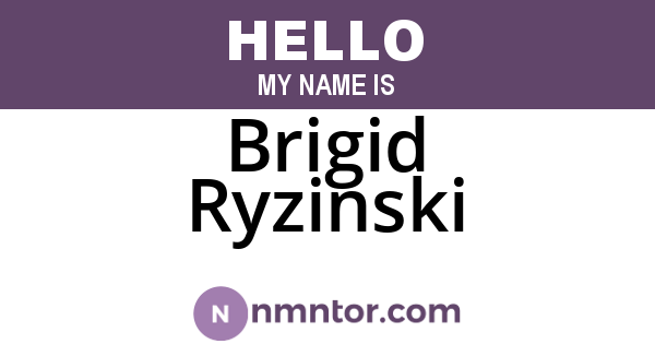 Brigid Ryzinski