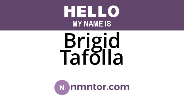 Brigid Tafolla