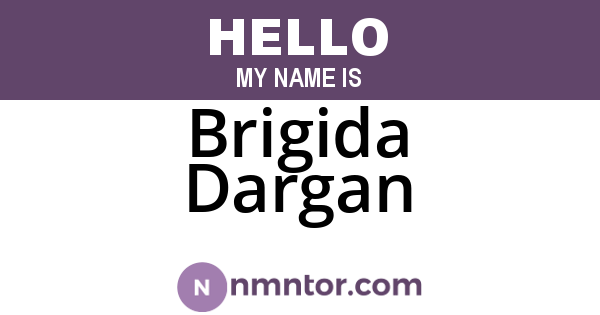 Brigida Dargan