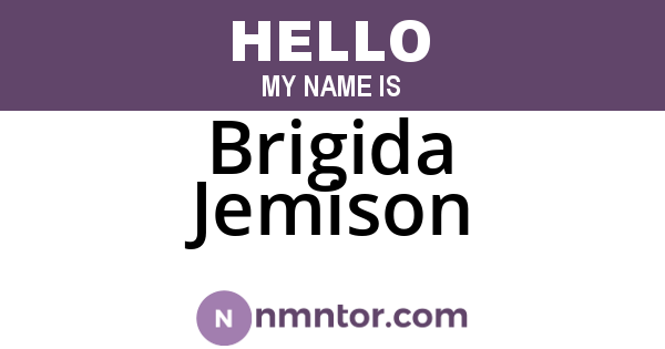 Brigida Jemison