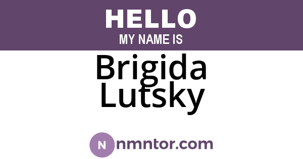 Brigida Lutsky