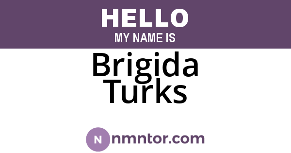 Brigida Turks