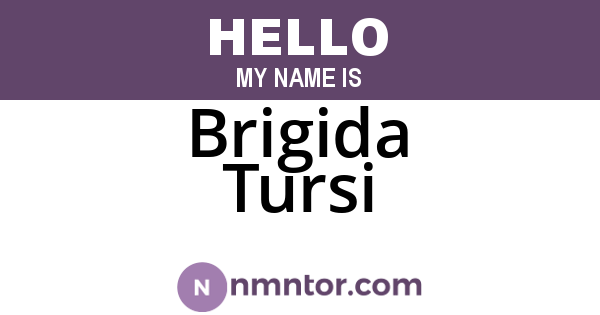 Brigida Tursi