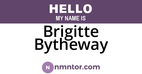 Brigitte Bytheway