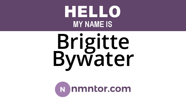 Brigitte Bywater