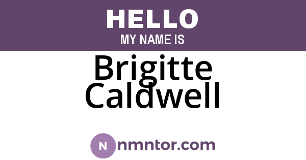 Brigitte Caldwell