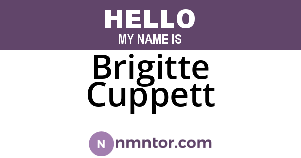 Brigitte Cuppett
