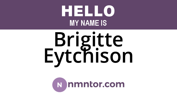 Brigitte Eytchison
