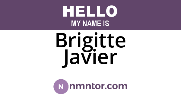 Brigitte Javier