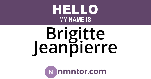Brigitte Jeanpierre