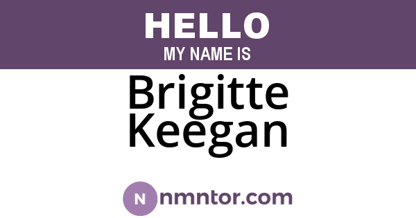 Brigitte Keegan