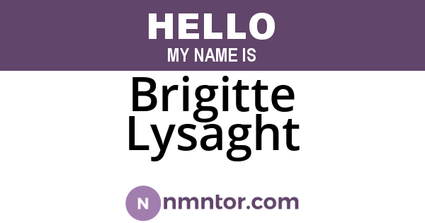 Brigitte Lysaght