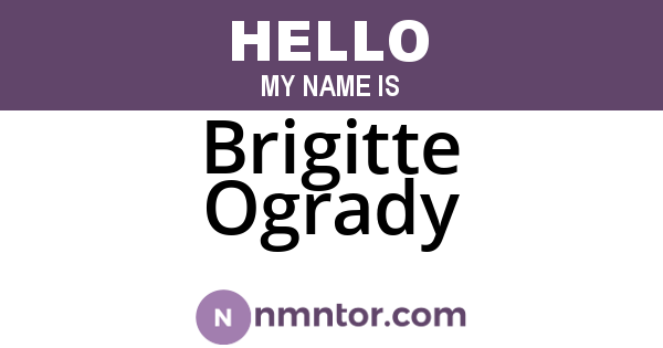 Brigitte Ogrady