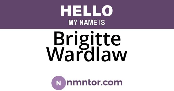 Brigitte Wardlaw