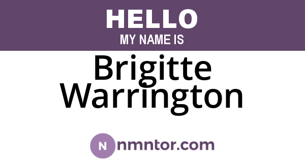 Brigitte Warrington