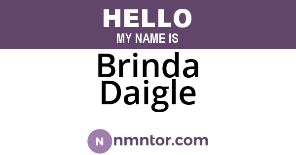 Brinda Daigle