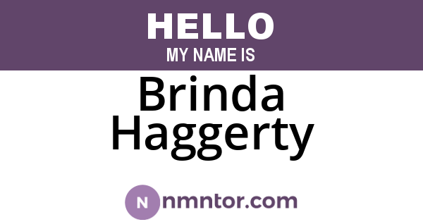 Brinda Haggerty
