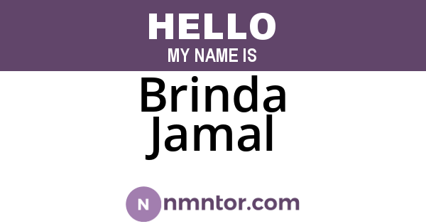 Brinda Jamal