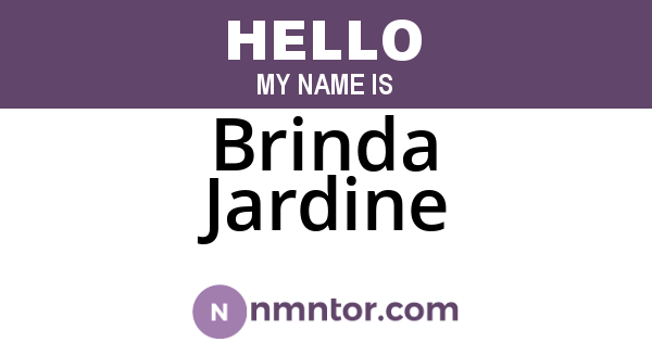 Brinda Jardine