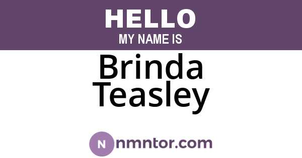 Brinda Teasley
