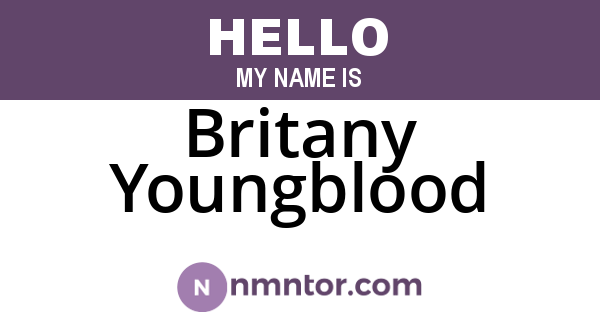 Britany Youngblood