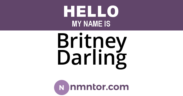 Britney Darling
