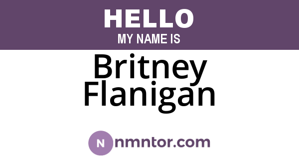 Britney Flanigan