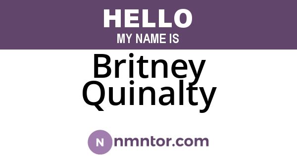 Britney Quinalty