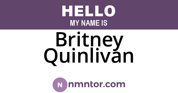 Britney Quinlivan