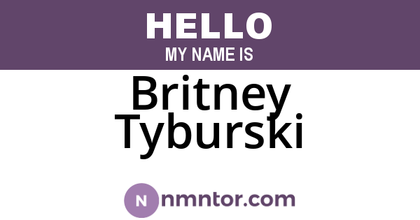 Britney Tyburski