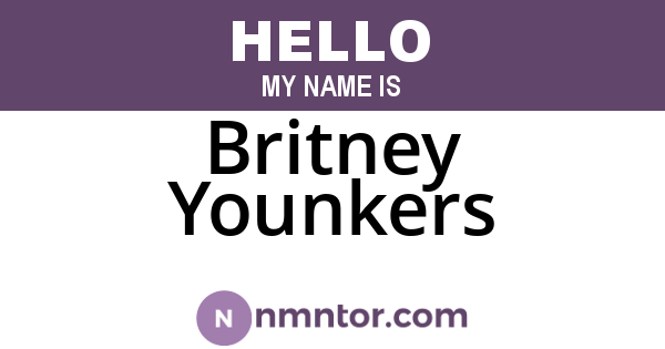 Britney Younkers