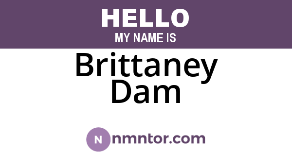 Brittaney Dam