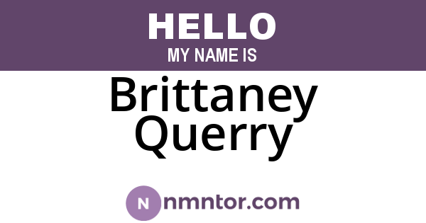 Brittaney Querry