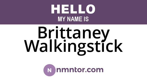 Brittaney Walkingstick