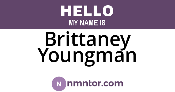 Brittaney Youngman