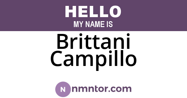 Brittani Campillo