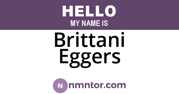 Brittani Eggers